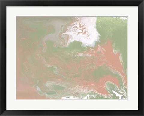 Framed Saltwater Pastels II Print