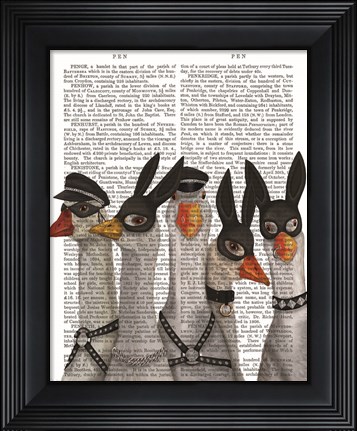 Framed Geese Guys Book Print Print