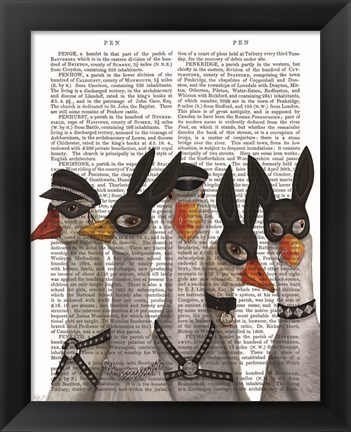 Framed Geese Guys Book Print Print