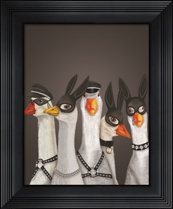 Framed Geese Guys Print
