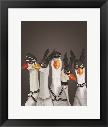 Framed Geese Guys Print