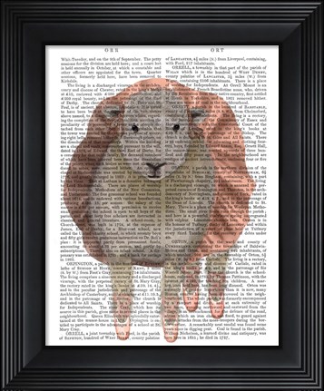 Framed Ballet Sheep 1 Book Print Print