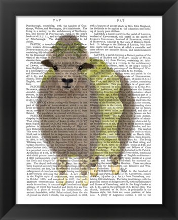 Framed Ballet Sheep 2 Book Print Print