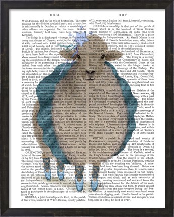 Framed Ballet Sheep 5 Book Print Print