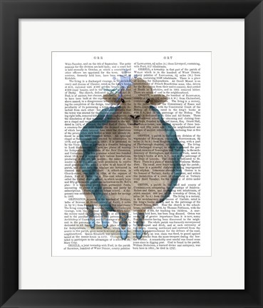 Framed Ballet Sheep 5 Book Print Print