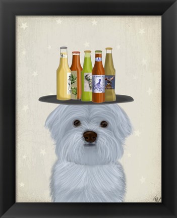 Framed Newfoundland Beer Lover Print