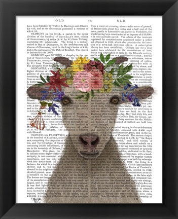 Framed Goat Bohemian 1 Book Print Print