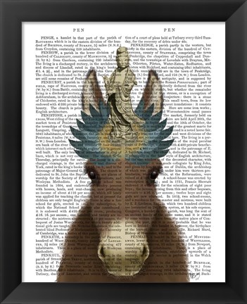 Framed Donkey Bodhisattva Book Print Print