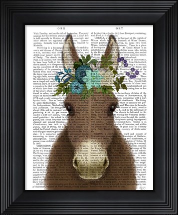Framed Donkey Bohemian 3 Book Print Print