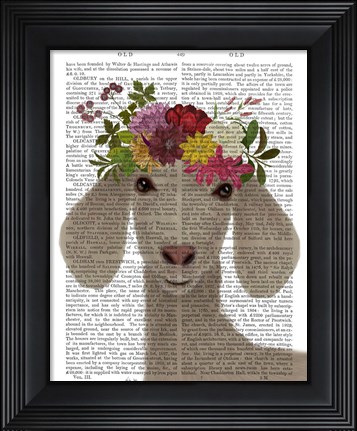 Framed Goat Bohemian 2 Book Print Print