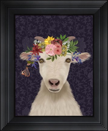 Framed Goat Bohemian 1 Print