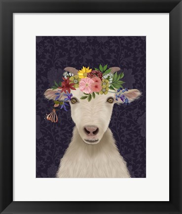 Framed Goat Bohemian 1 Print