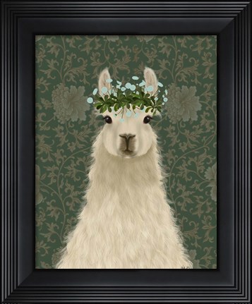 Framed Llama Bohemian 1 Print