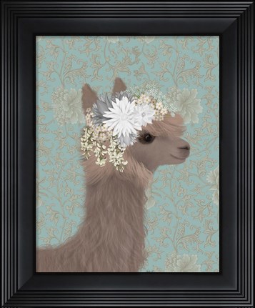 Framed Llama Bohemian 3 Print