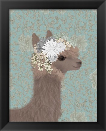 Framed Llama Bohemian 3 Print