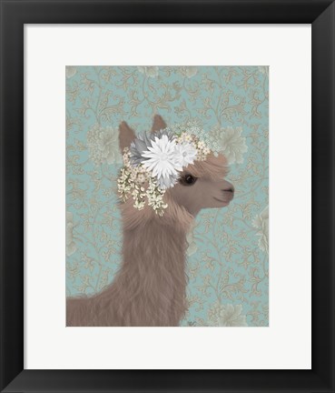 Framed Llama Bohemian 3 Print