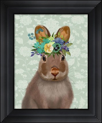 Framed Rabbit Bohemian Print