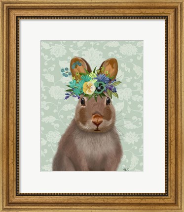 Framed Rabbit Bohemian Print