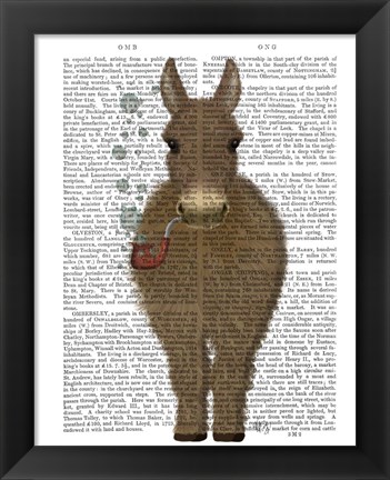 Framed Donkey Bubble Pipe, Full Book Print Print