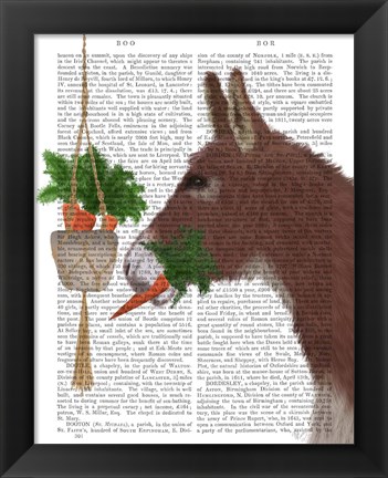 Framed Donkey Lunch Book Print Print