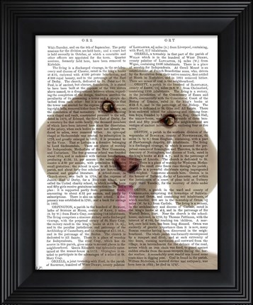 Framed Funny Farm Goat 1 Book Print Print