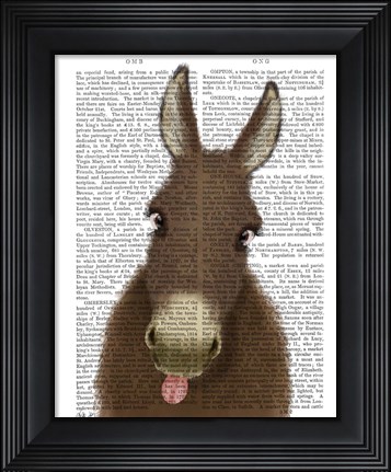 Framed Funny Farm Donkey 1 Book Print Print