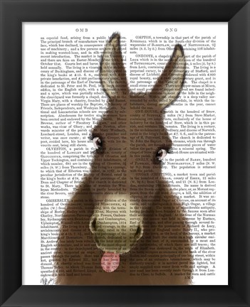 Framed Funny Farm Donkey 1 Book Print Print