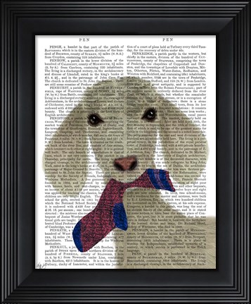 Framed Goat Sock Lunch Book Print Print