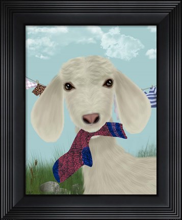 Framed Goat Sock Lunch Print