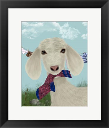 Framed Goat Sock Lunch Print