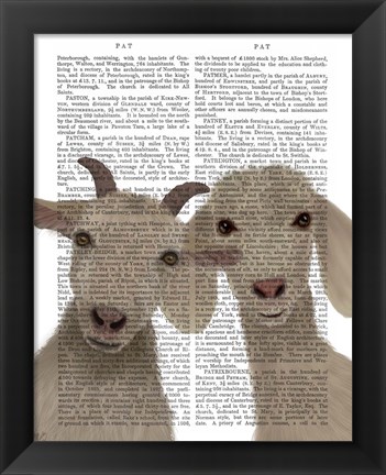 Framed Goat Duo, Looking at You Book Print Print