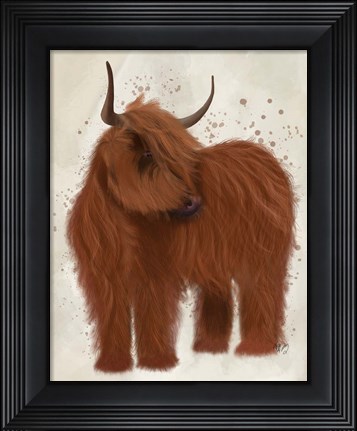 Framed Highland Cow 2, Full Print