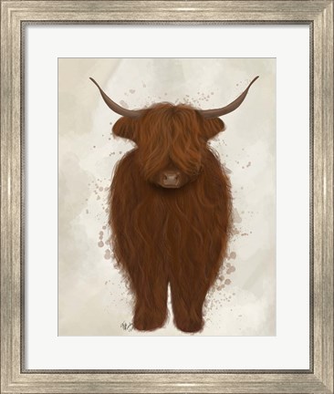 Framed Highland Cow 3, Full Print
