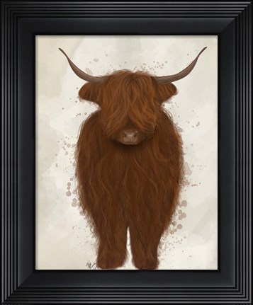 Framed Highland Cow 3, Full Print