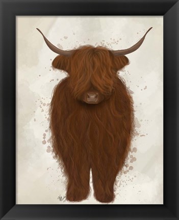 Framed Highland Cow 3, Full Print