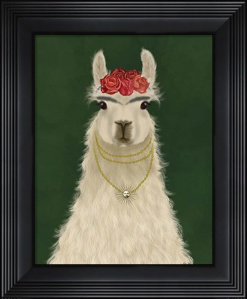 Framed Llama F Print