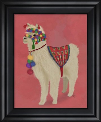 Framed Llama Traditional 2, Full Print