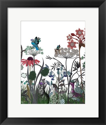 Framed Wildflower Bloom, Rabbit Print