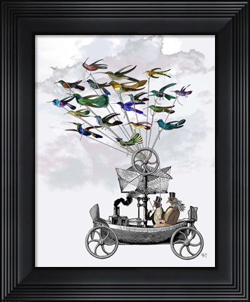 Framed Bird Boat Print