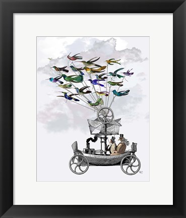 Framed Bird Boat Print