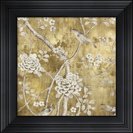 Framed Garden Birds Print