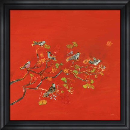 Framed Bird Party Print
