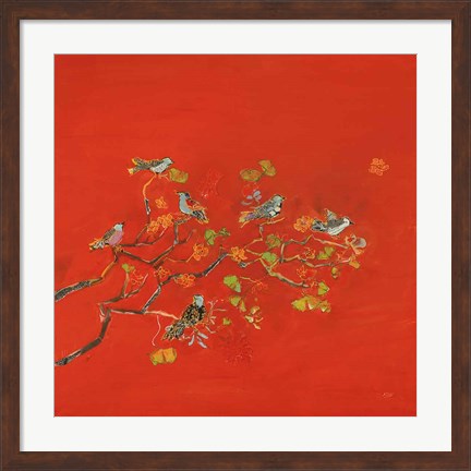 Framed Bird Party Print