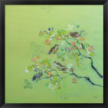 Framed Bird Song Print