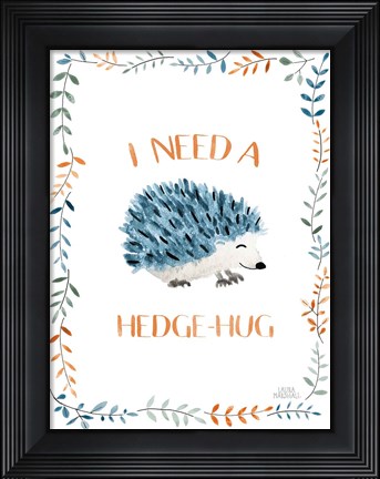 Framed Woodland Whimsy X Hedge-Hug Print