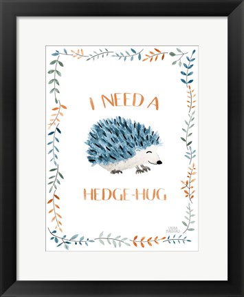 Framed Woodland Whimsy X Hedge-Hug Print