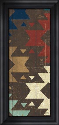 Framed Native Tapestry Panel II Print