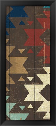 Framed Native Tapestry Panel II Print