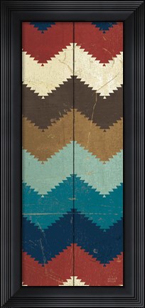 Framed Native Tapestry Panel I Print