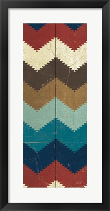 Framed Native Tapestry Panel I Print